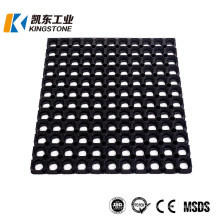 1mx1mx12mm Anti Slip Honeycomb Rubber Ring Mats for Grass Flooring